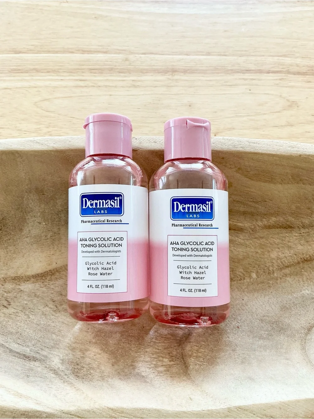 🆕 Dermasil AHA Glycolic Acid Toning Solutions- 2 Bottles